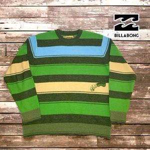 VINTAGE BILLABONG Men’s knit wool sweater- Large